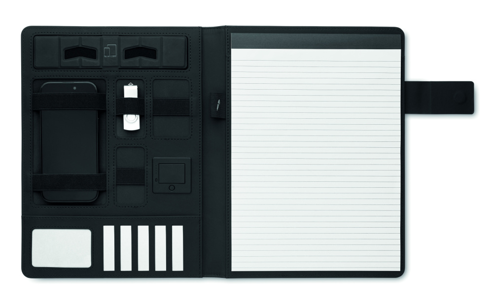 Logotrade corporate gifts photo of: A4 folder and wireless charger