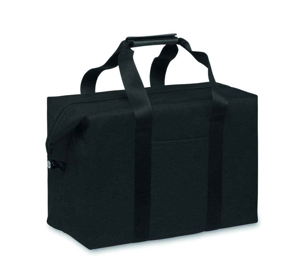 Logo trade promotional gift photo of: 300D RPET cooler bag 3L