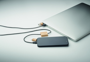 Logo trade promotional giveaways image of: 60W charging cable