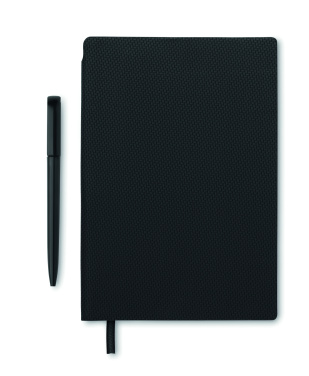 Logotrade promotional giveaway image of: A5 PU notebook with pen