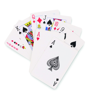 Logo trade business gifts image of: Set of classic playing cards