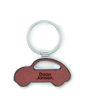 Logo trade promotional giveaway photo of: Car shaped key ring