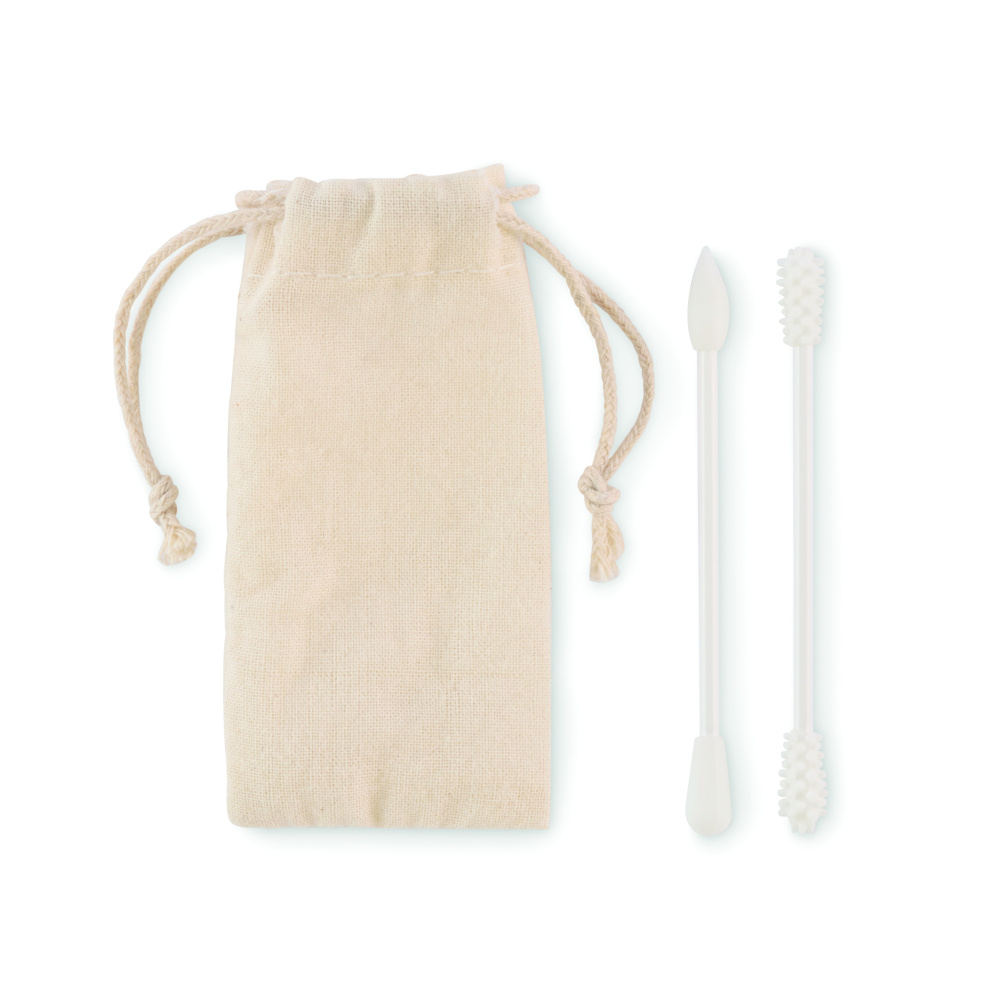 Logo trade promotional items picture of: Reusable swabs set