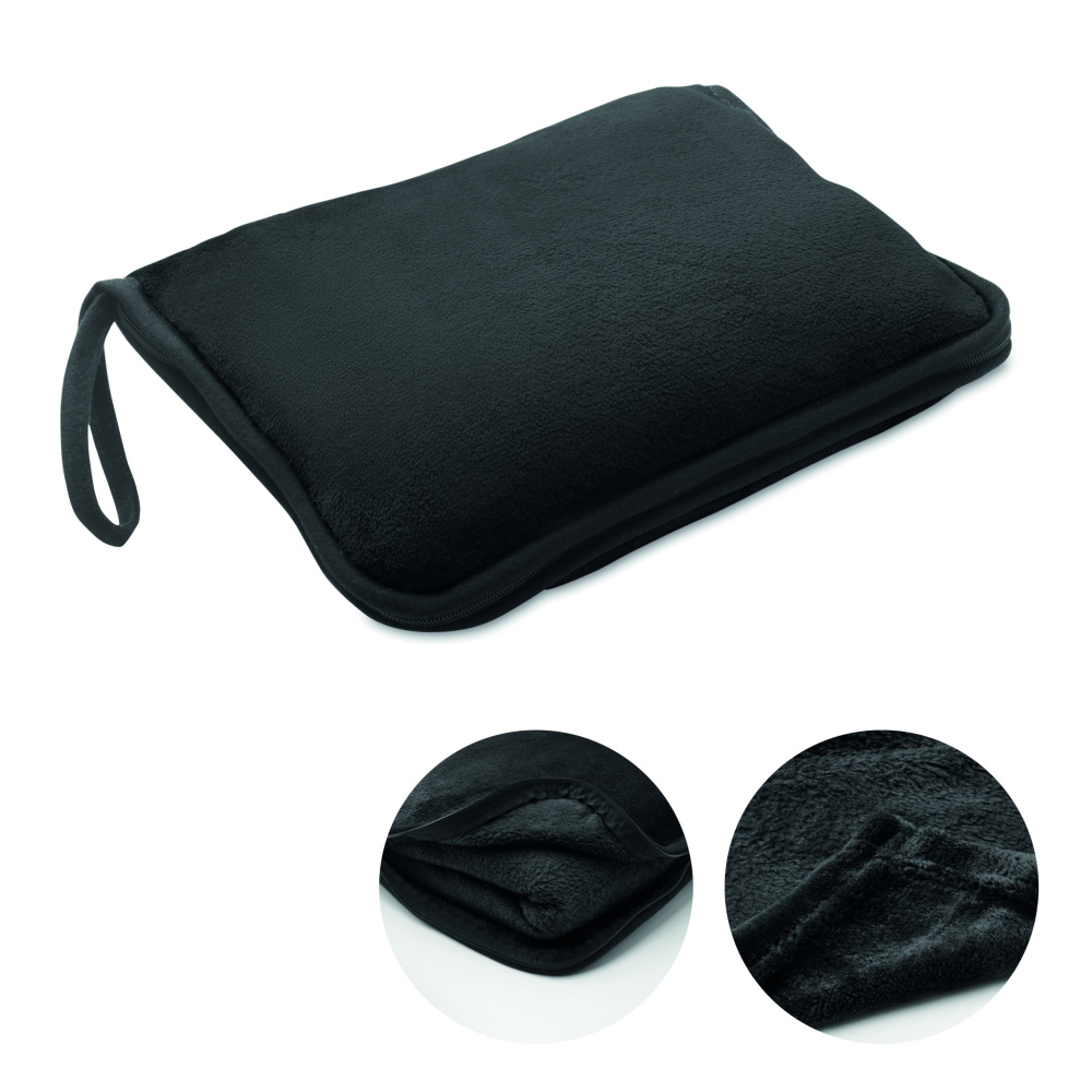 Logotrade promotional product picture of: 2 in 1 travel blanket set