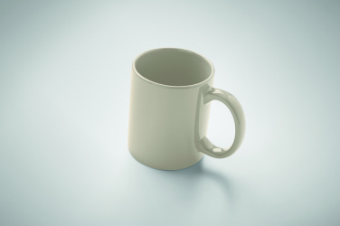 Logo trade promotional giveaways image of: Coloured ceramic mug 300ml