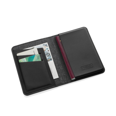 Logotrade corporate gift image of: Trackmate RCS rpolyester passport holder worldwide locating