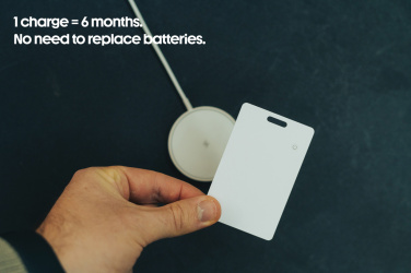 Logo trade promotional merchandise photo of: Findit RCS rplastic ultra-thin finder card rechargeable