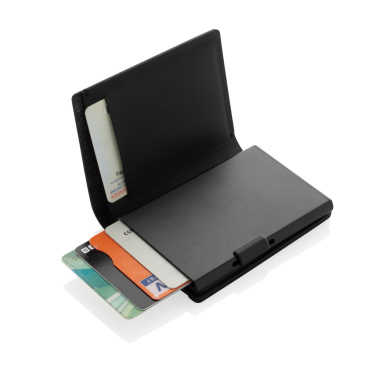 Logo trade advertising product photo of: Seekcard RCS rpolyester card wallet with worldwide locating