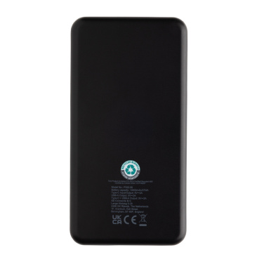 Logo trade business gifts image of: Boostcore RCS recycled plastic powerbank 10.000mAh USB C