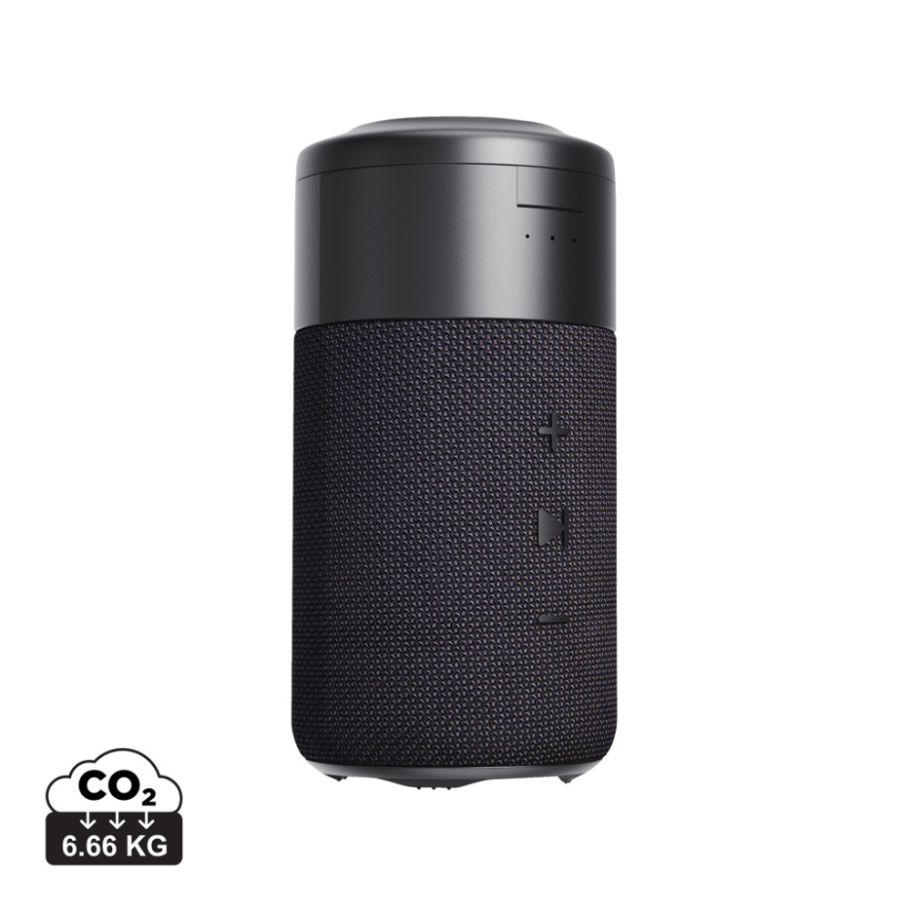 Logotrade advertising products photo of: Urban Vitamin Anaheim RCS recycled 10W speaker 15W charger