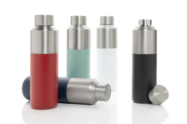 Logo trade promotional item photo of: Fluid RCS certified recycled steel water bottle 600ml