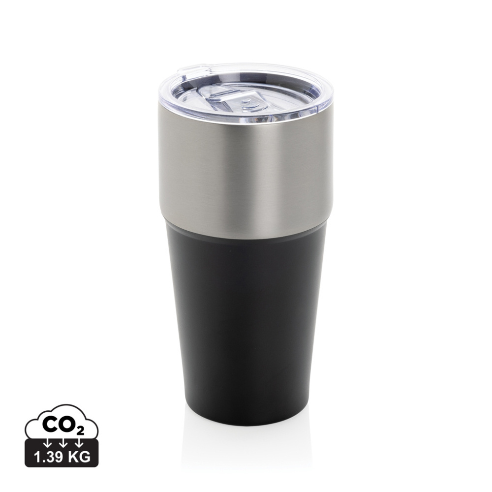 Logotrade promotional merchandise image of: Fluid RCS certified recycled steel tumbler 500ml