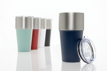 Logo trade business gifts image of: Fluid RCS certified recycled steel tumbler 500ml