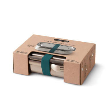 Logo trade promotional items picture of: Black+Blum Stainless Steel Lunch Box Large