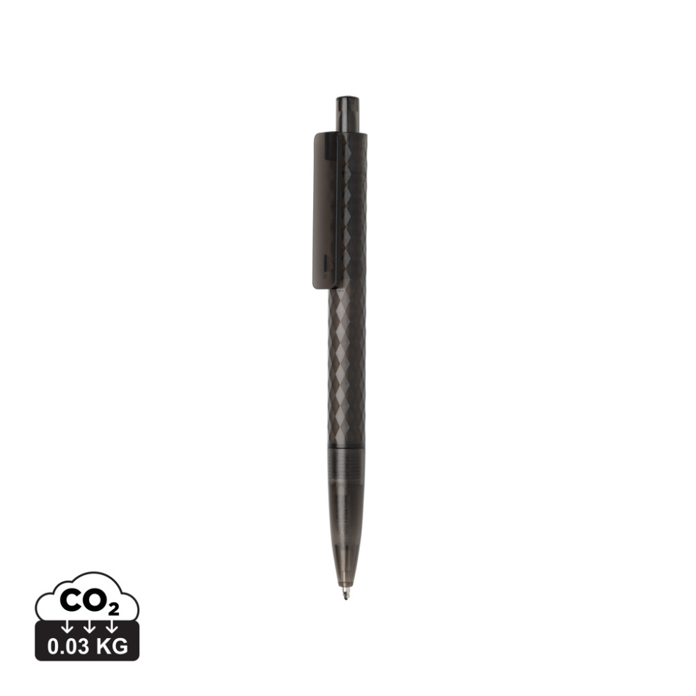 Logotrade promotional giveaway picture of: X3 GRS recycled PC plastic pen frosted