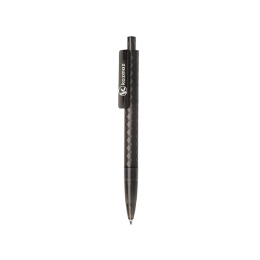 Logo trade promotional gifts picture of: X3 GRS recycled PC plastic pen frosted