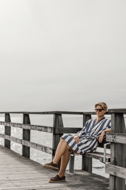 Logo trade promotional items image of: VINGA Ornos GRS hammam robe L/XL