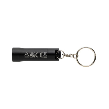 Logotrade corporate gift picture of: Flash RCS recycled aluminium keychain torch