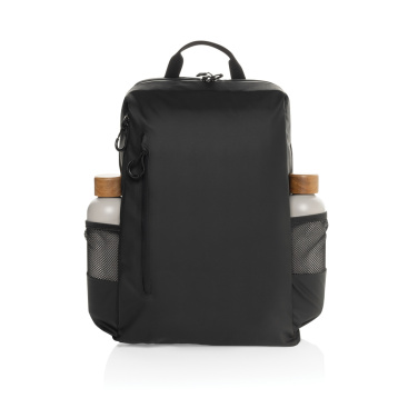 Logotrade corporate gift picture of: Lima Aware™ RPET water resistant 15.6 laptop backpack