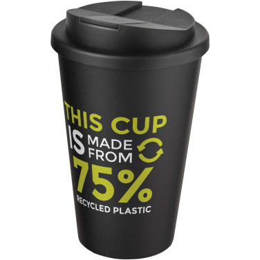 Logo trade promotional products picture of: Americano® Eco 350 ml recycled tumbler with spill-proof lid