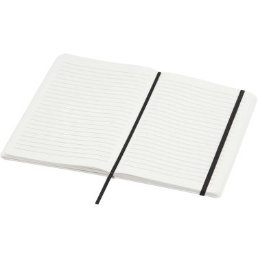 Logo trade corporate gifts picture of: Holm A5 stone paper hard cover notebook with lined pages