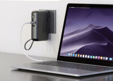 Logo trade corporate gift photo of: Urban Vitamin Eureka hybrid GANcharger 10000mah powerbank65W