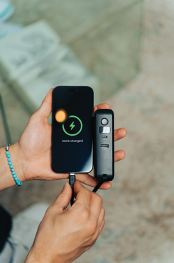 Logo trade advertising product photo of: Urban Vitamin Eureka hybrid GANcharger 10000mah powerbank65W