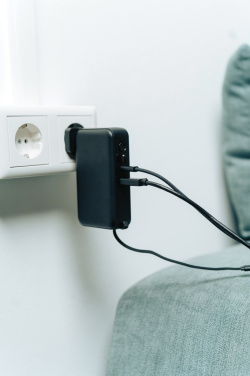 Logotrade promotional giveaways photo of: Urban Vitamin Eureka hybrid GANcharger 10000mah powerbank65W