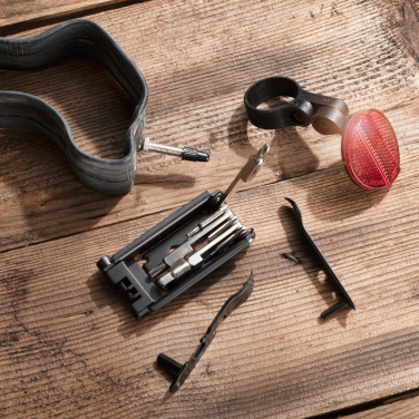 Logo trade promotional gift photo of: Set of bike tools MERAPI Schwarzwolf