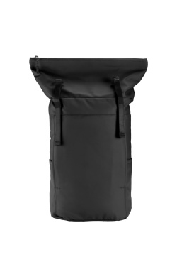 Logo trade business gifts image of: Rolltop backpack PEKTUSAN Schwarzwolf