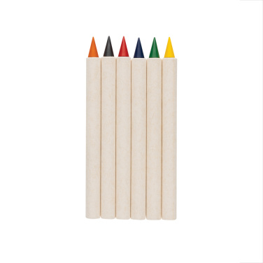 Logo trade promotional merchandise photo of: Micki GRS infinity 6pc colouring pencil set