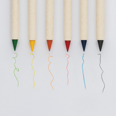 Logotrade promotional giveaway image of: Micki GRS infinity 6pc colouring pencil set