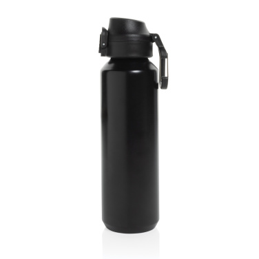 Logotrade advertising product picture of: Via RCS Re-steel lockable sport bottle 600ML