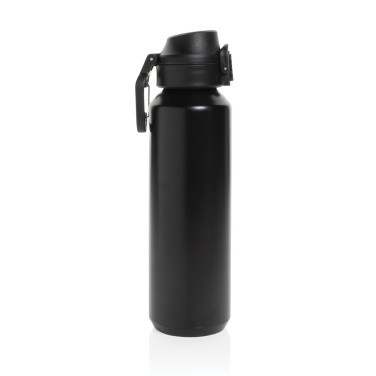 Logotrade promotional giveaway picture of: Via RCS Re-steel lockable sport bottle 600ML