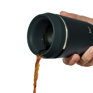 Logotrade promotional merchandise image of: Topl Recycled Steel To Go Tumbler Patented 360 Lid 235ml