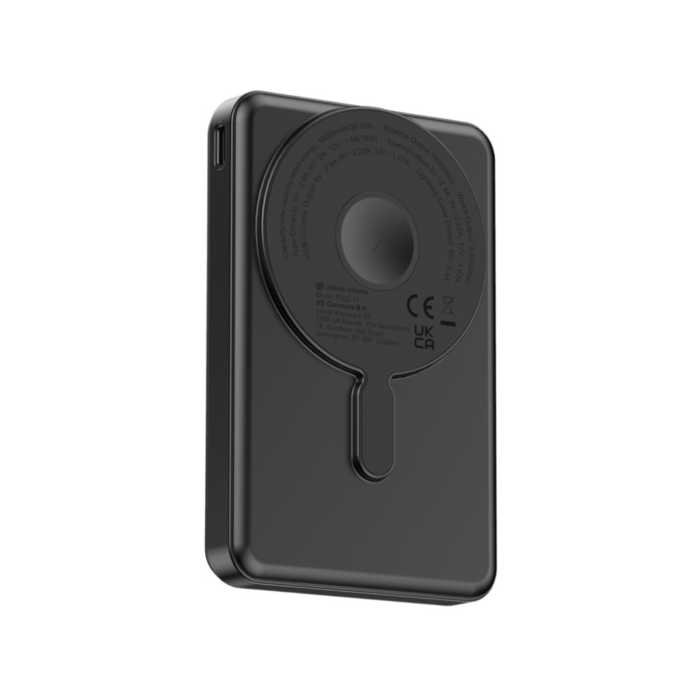 Logo trade corporate gifts image of: Urban Vitamin Delano 5in1 10,000mah 20WPD magnetic powerbank