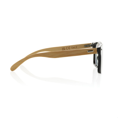 Logotrade corporate gift picture of: Prism RCS recycled plastic sunglasses with bamboo frame