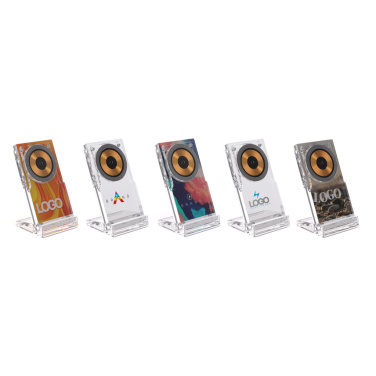 Logo trade promotional items image of: Magcharge 15W magnetic wireless charging stand