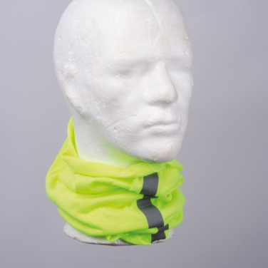 Logo trade promotional giveaways image of: Scarf with reflective stripes Treviso