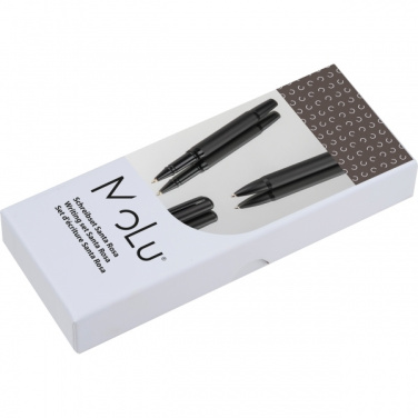 Logo trade promotional merchandise image of: Elegant MoLu writing set Santa Rosa