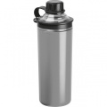 Double-walled stainless steel bottle Monza, grey