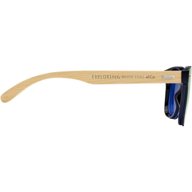 Logo trade advertising product photo of: Tan sunglasses with bamboo temples