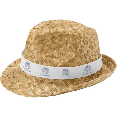 Logo trade promotional giveaways image of: Pricus straw hat