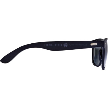 Logo trade promotional items image of: Arlo bamboo sunglasses with black coating