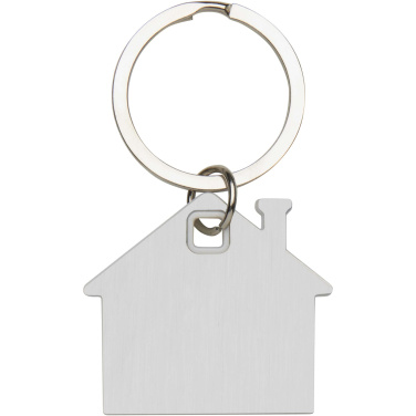 Logo trade promotional gift photo of: Nook house-shaped keychain