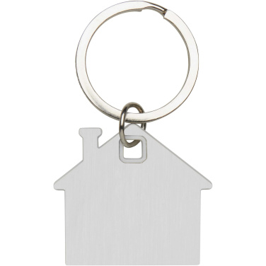 Logotrade promotional product picture of: Nook house-shaped keychain