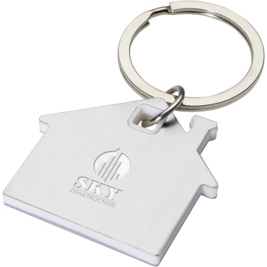 Logotrade promotional items photo of: Nook house-shaped keychain