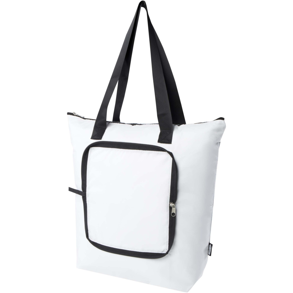 Logotrade promotional giveaway picture of: EcoFold RPET foldable tote cooler bag 15L