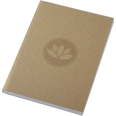Logotrade advertising product image of: Novella Austen A5 recycled soft cover kraft notebook - 100 sheets