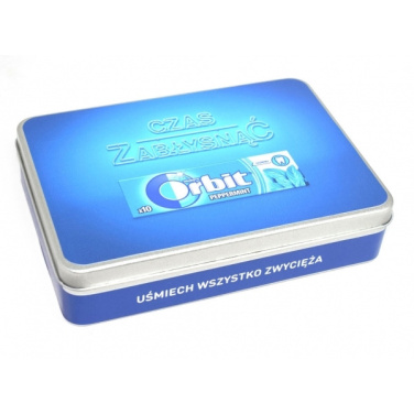 Logo trade promotional gifts picture of: Metal box 18x12,6x4 cm